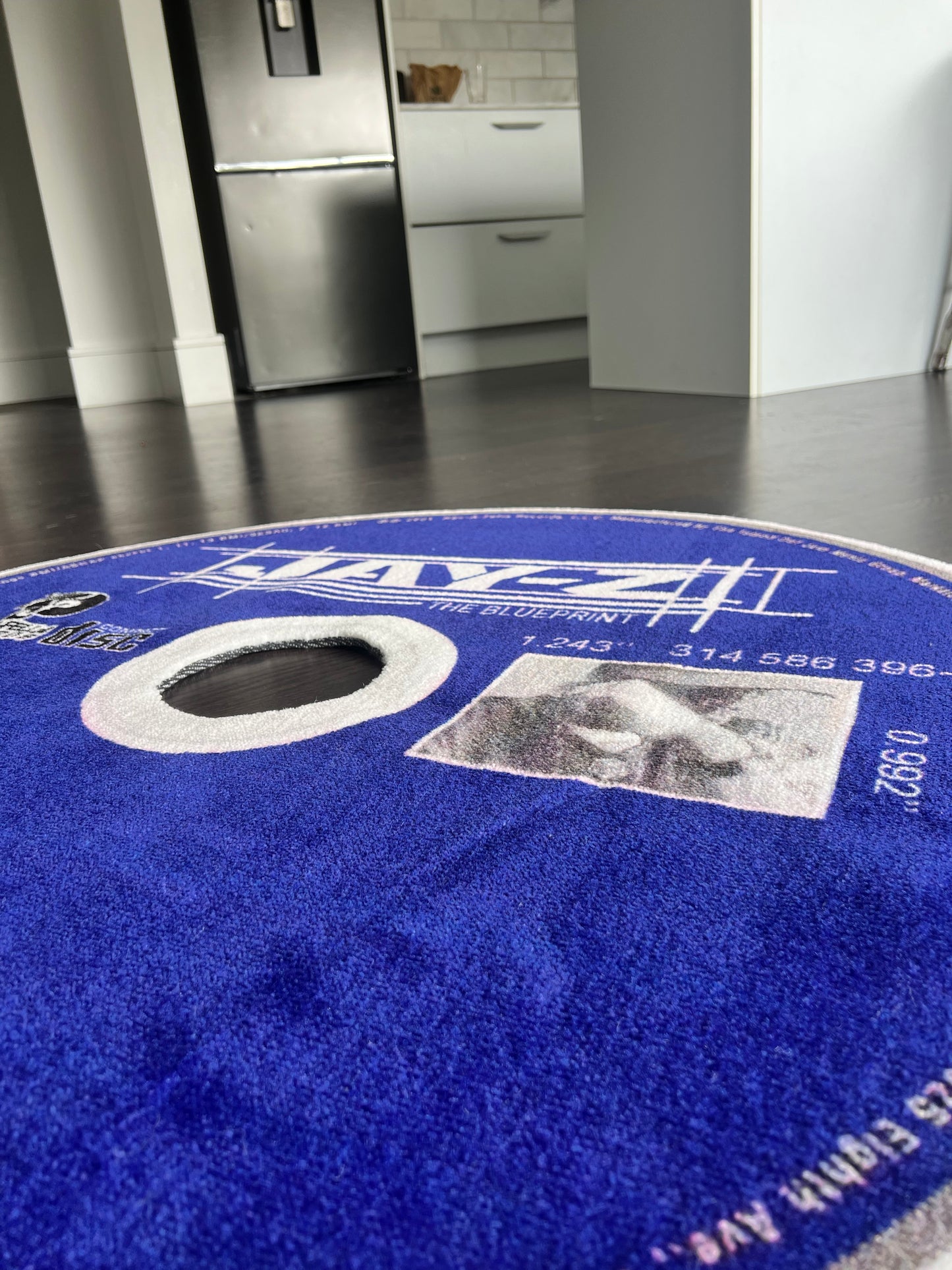 BLUE PRINT RUG